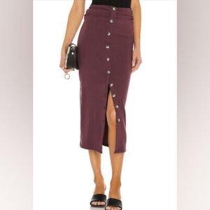 🥳HP🥳 NWT, Revolve House of Harlow 1960 Button Front Skirt